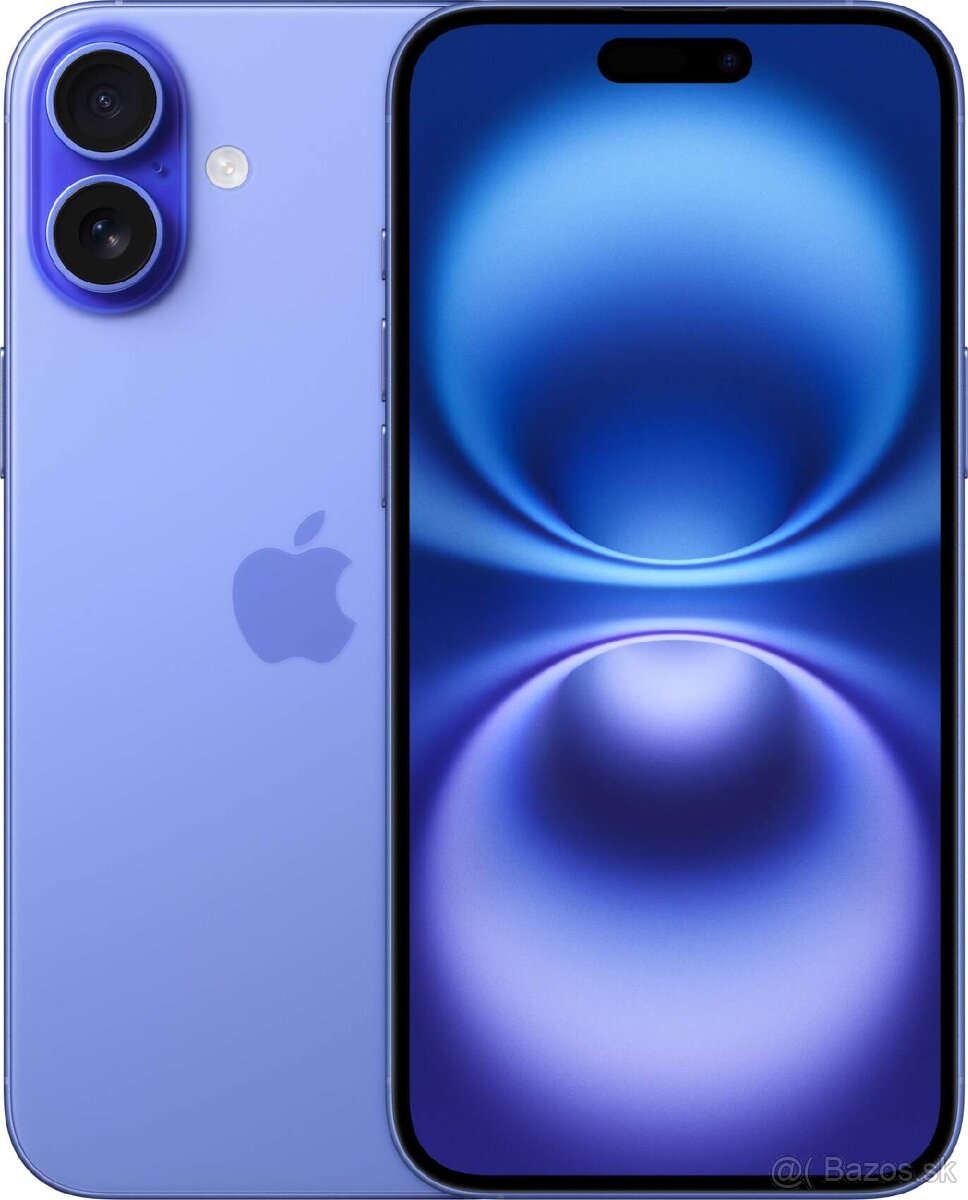 Apple iPhone 16 Plus 128 GB Ultramarine modrý

