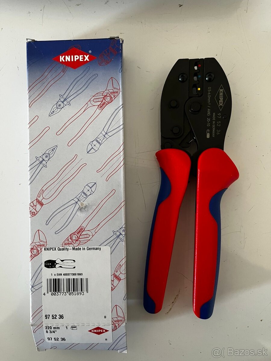 Predam krimpovacie kliešte nove Knipex 975236