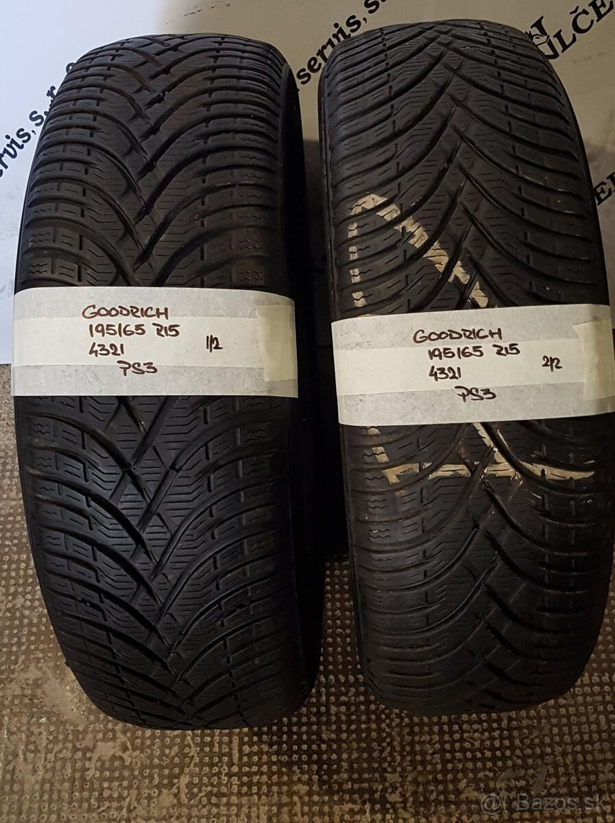 Zimné pneumatiky 195/65 R15 BFGOODRICH DOT4321