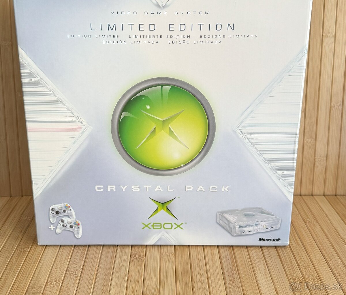 Predám Xbox Original Crystal Limited Edition