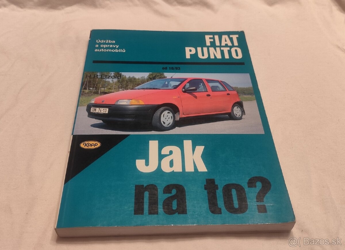 FIAT PUNTO 1 - příručka na opravy a údržbu - manuál