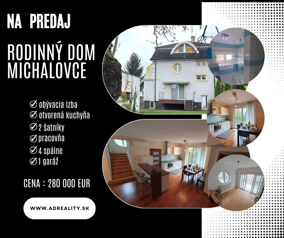 AD REALITY - Rodinný dom Michalovce - Hrádok