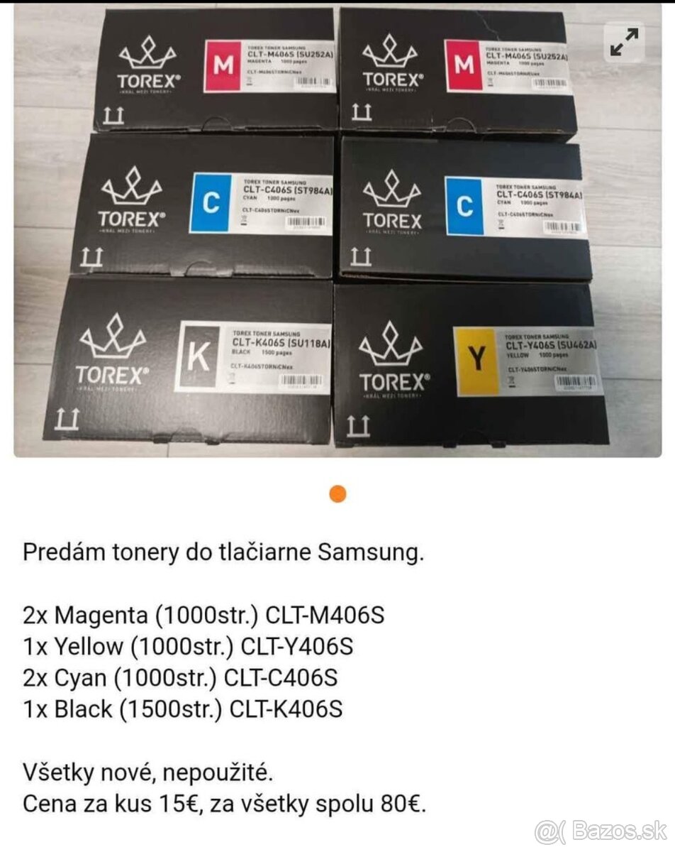 Tonery do tlačiarne Samsung