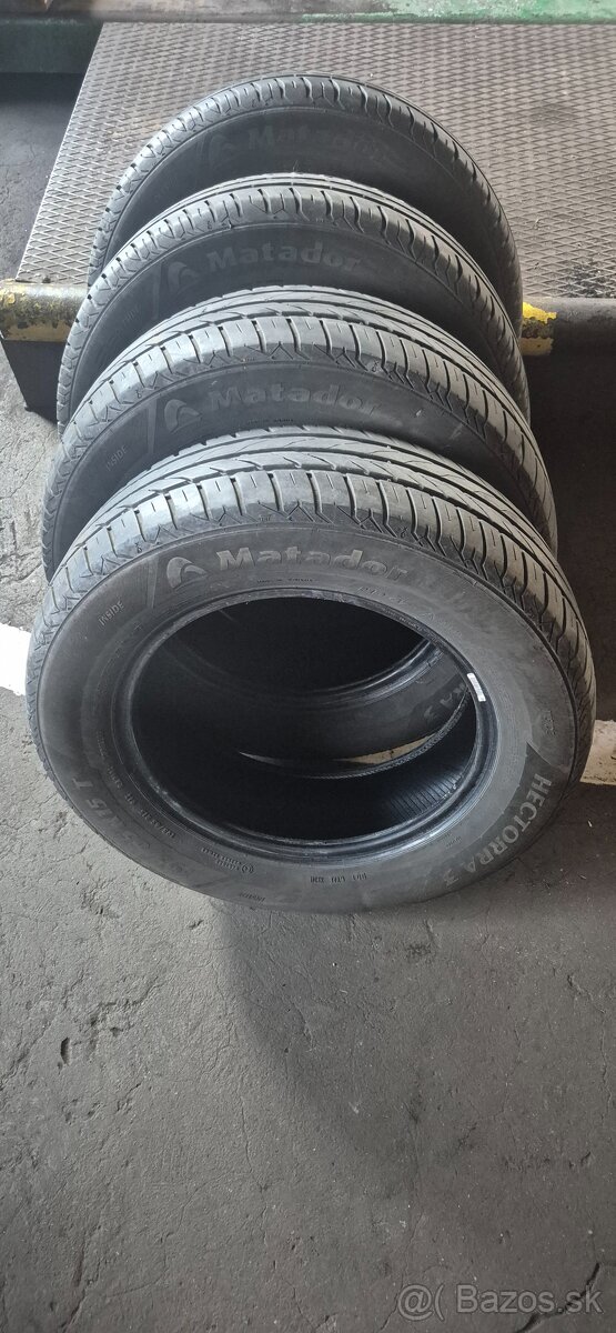 Predám 4ks.letné pneumatiky matador 195/65R15.