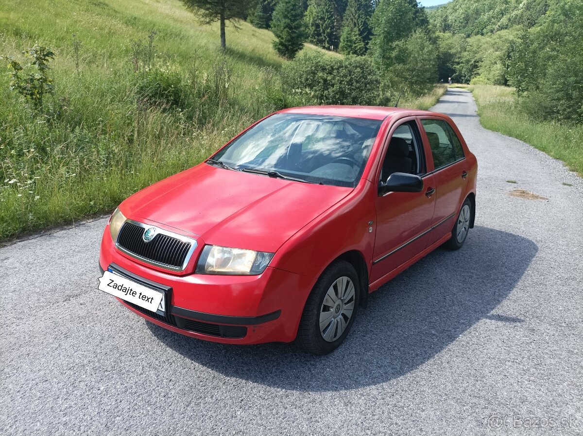 Škoda Fabia 1.4mpi 50kw LPG