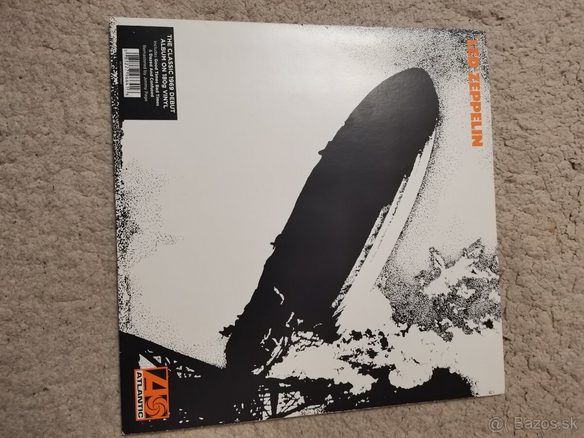 LP LED ZEPPELIN THE CLASSIC 1969 DEBUT ALBUM