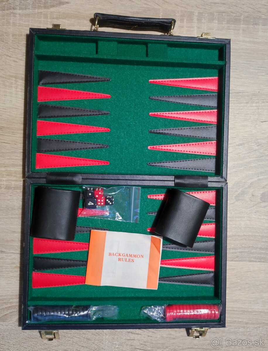 Spoločenská hra BACKGAMMON deluxe