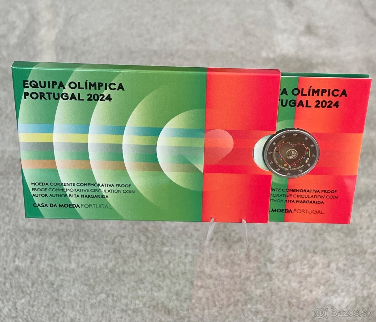 2€ Portugalsko 2024 - OH Paríž farebná proof