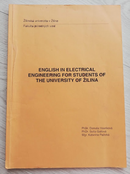 English in eletrical engineering for students of The univers