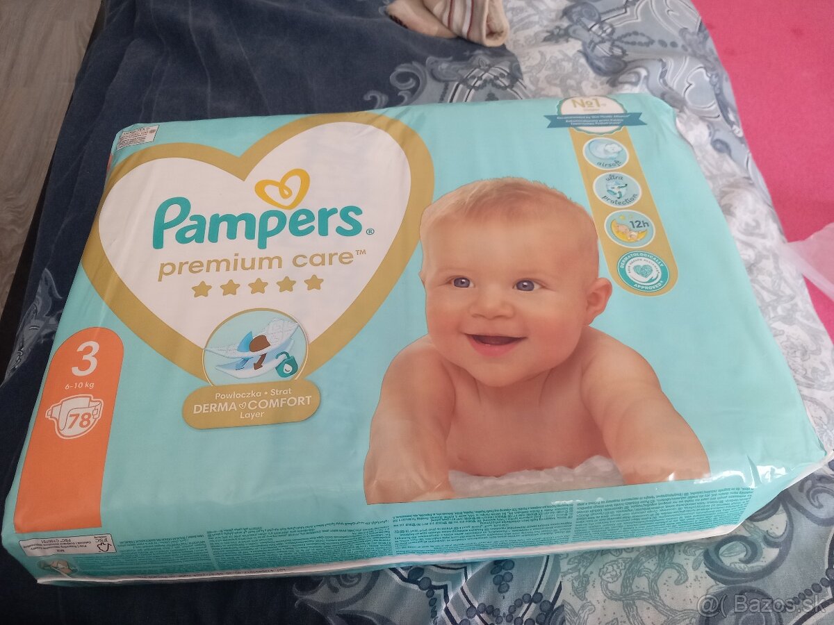 Plienky pampers prémium care