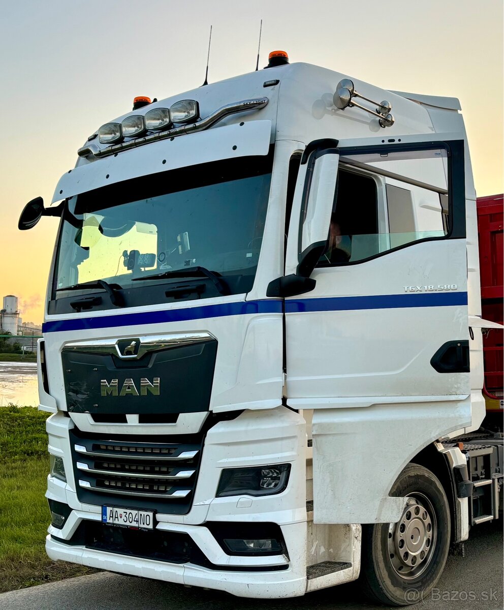 Vodič MKD - náves plachta, auto MAN TGX580 (VP CE)