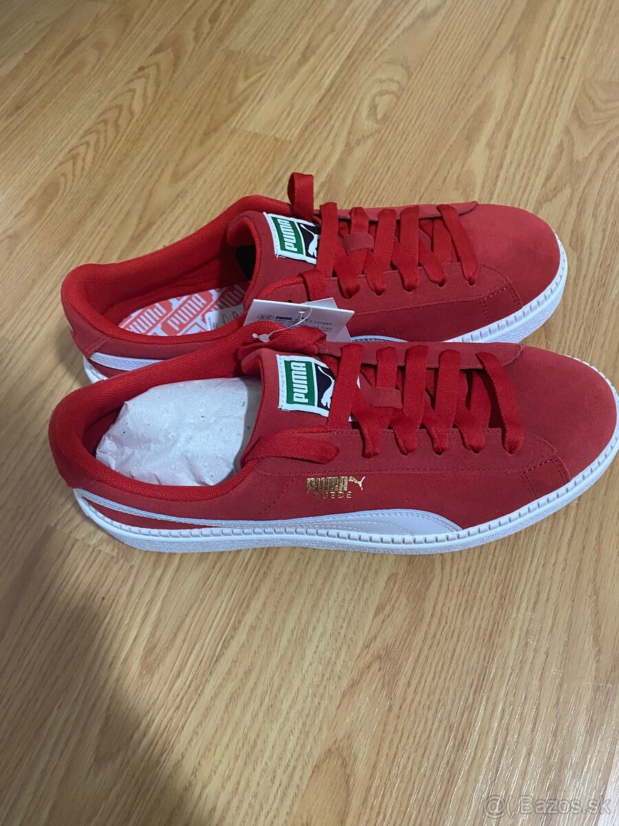 Puma Suede Xl Veľkosť 42.5 nové červené