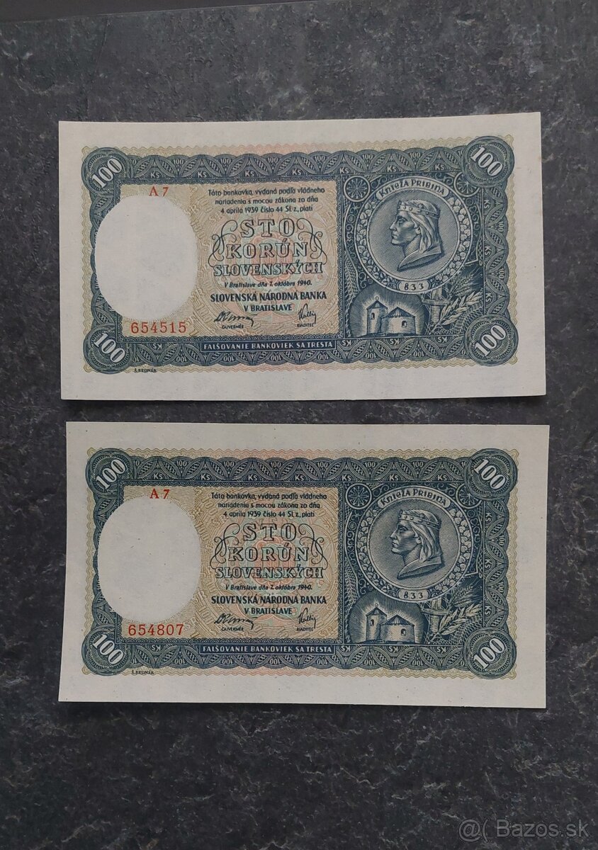 2x 100 Ks 1940 - II. vydanie