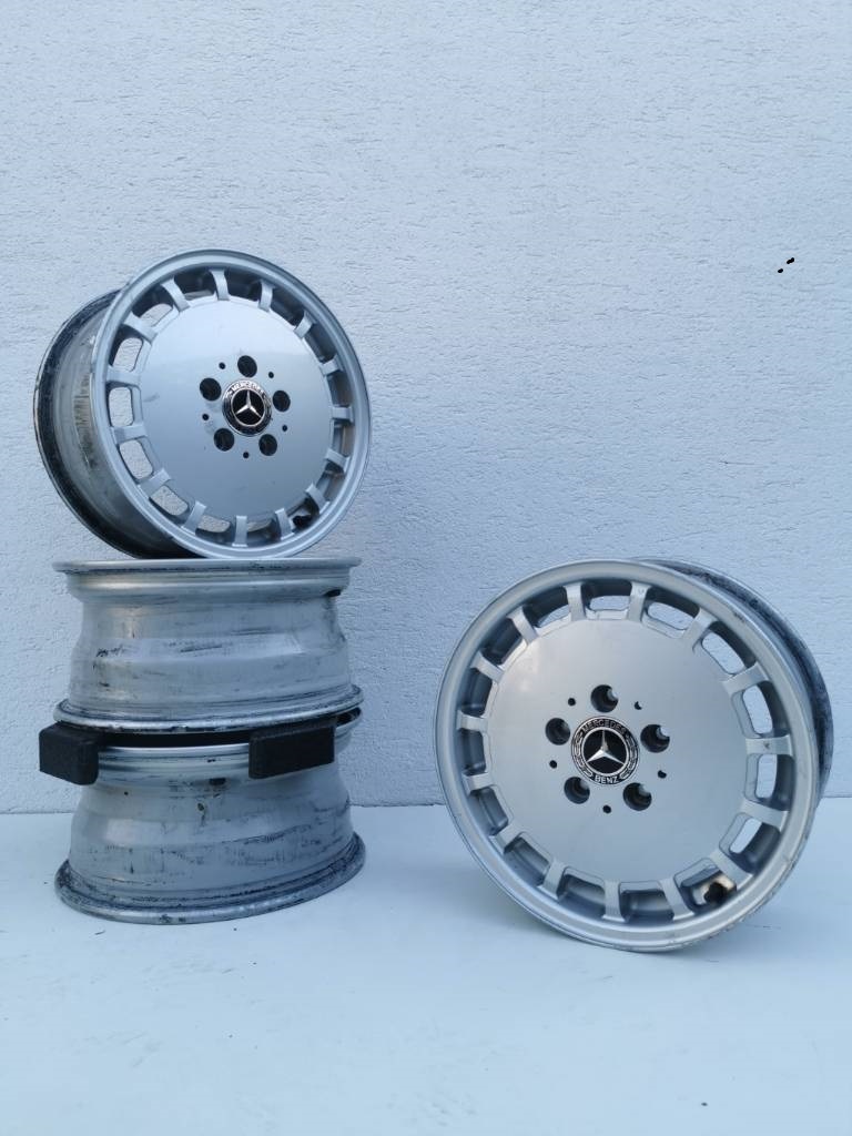 Mercedes Gulideckel alu disky 5x112 R15 W124, W190