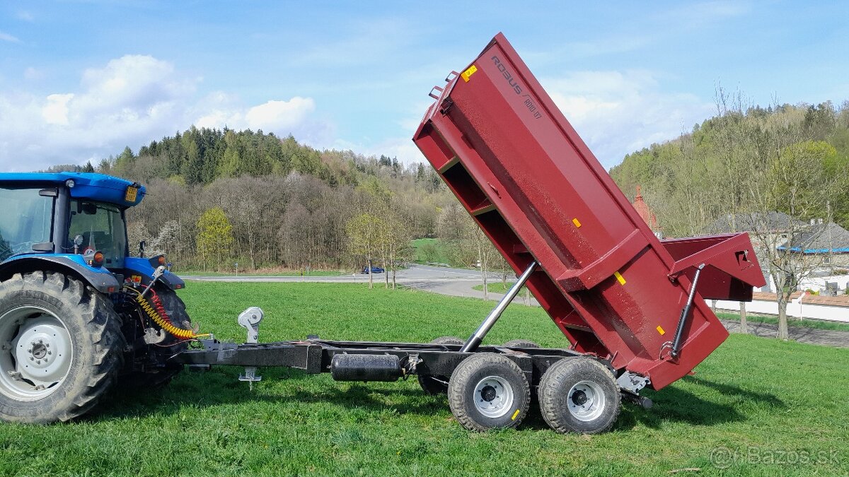 Traktorový náves,Vlek za Traktor,Príves,Vlečka,Dumper 10t