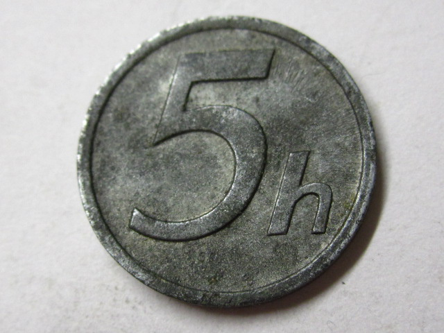 5 halier 1942 Slovenský štát - pekný