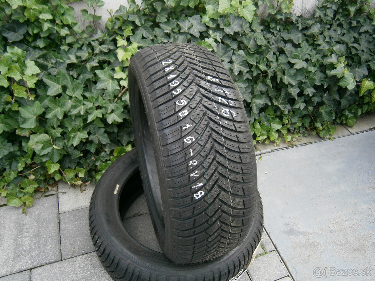 Predám 2x celoročné nové pneu KLEBER 195/50 R16 88VXL