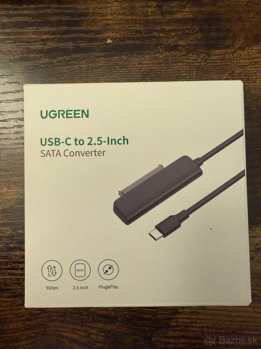 Redukcia USB C to SATA converter