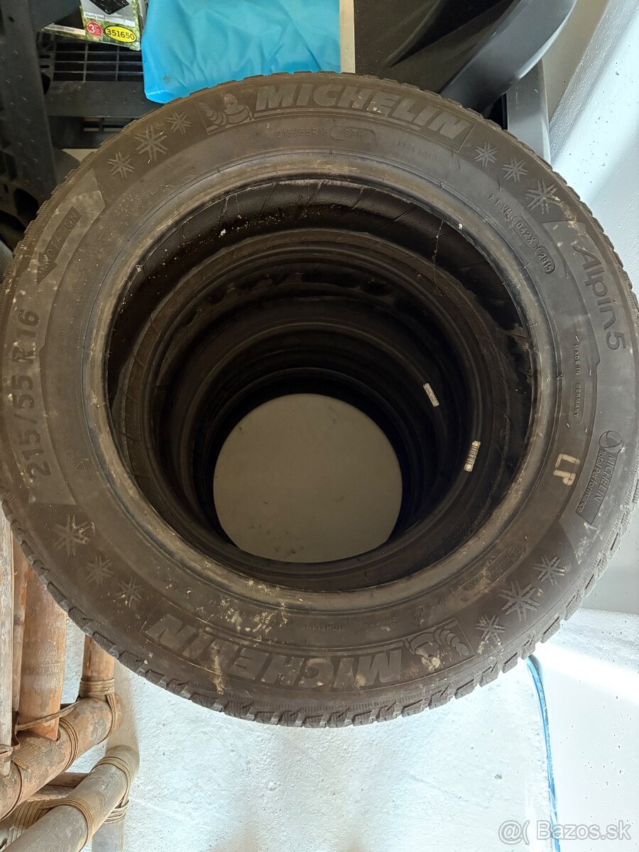 Zimné pneumatiky Michelin 215/55 R16