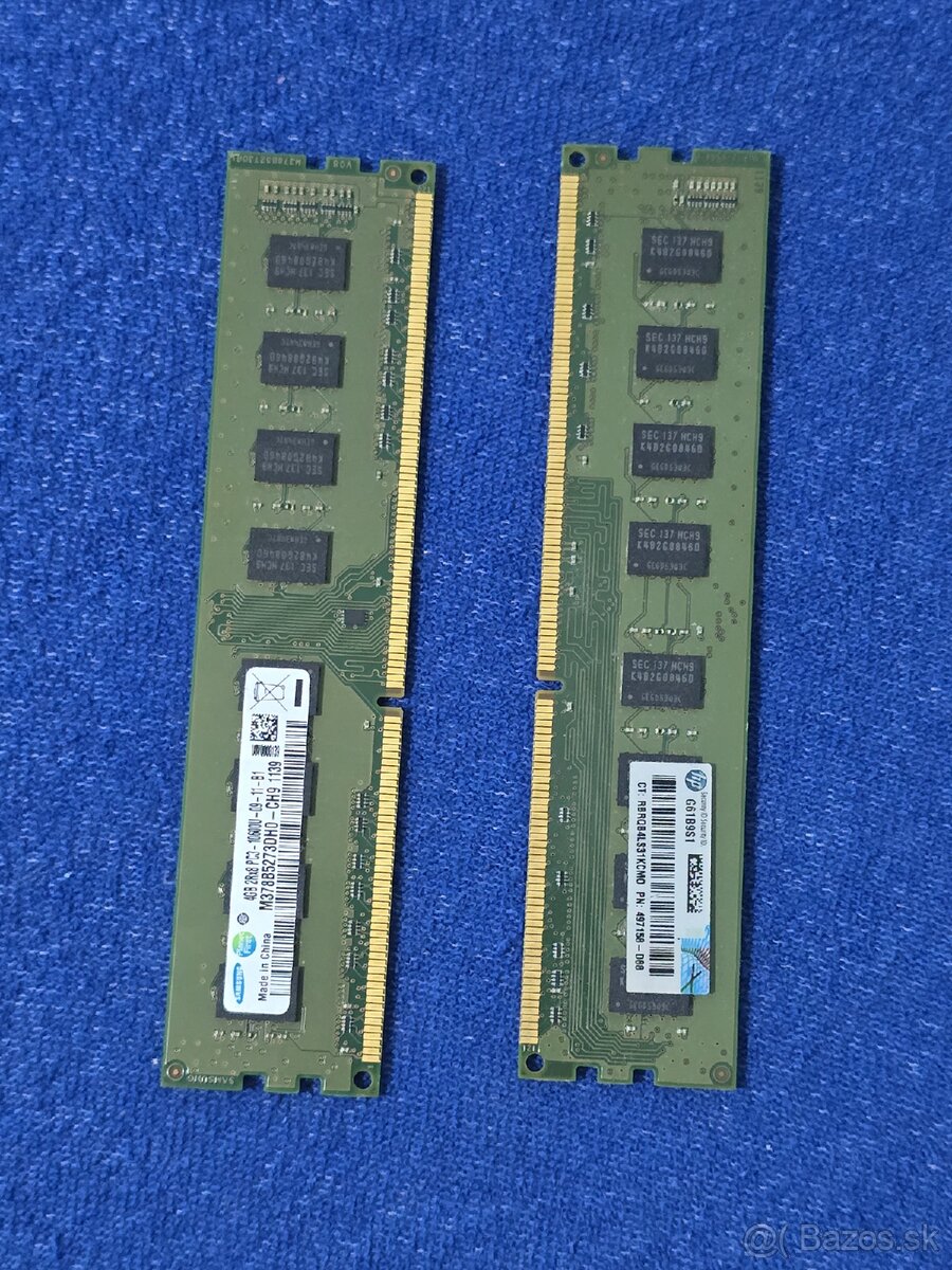 2X DDR3 SAMSUNG RAM 4B