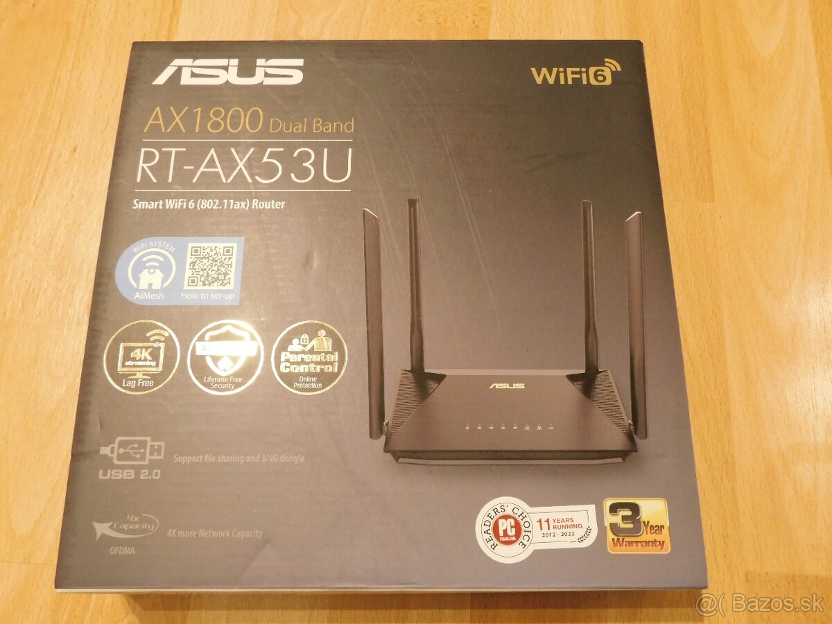 ASUS RT-AX53U – AX1800 Dual Band Wi-Fi Router