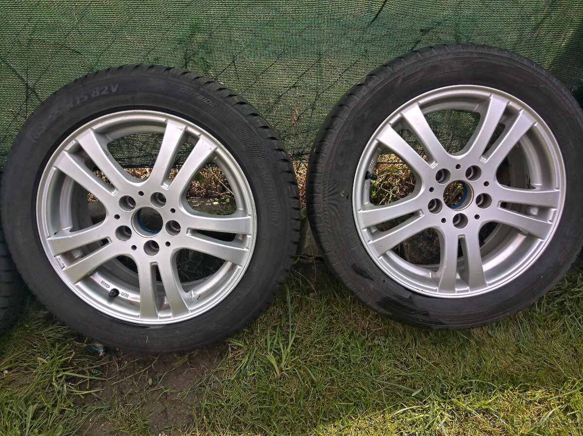 R15 5x100 185/55 disky pneu - FLW Toyo/Kormoran