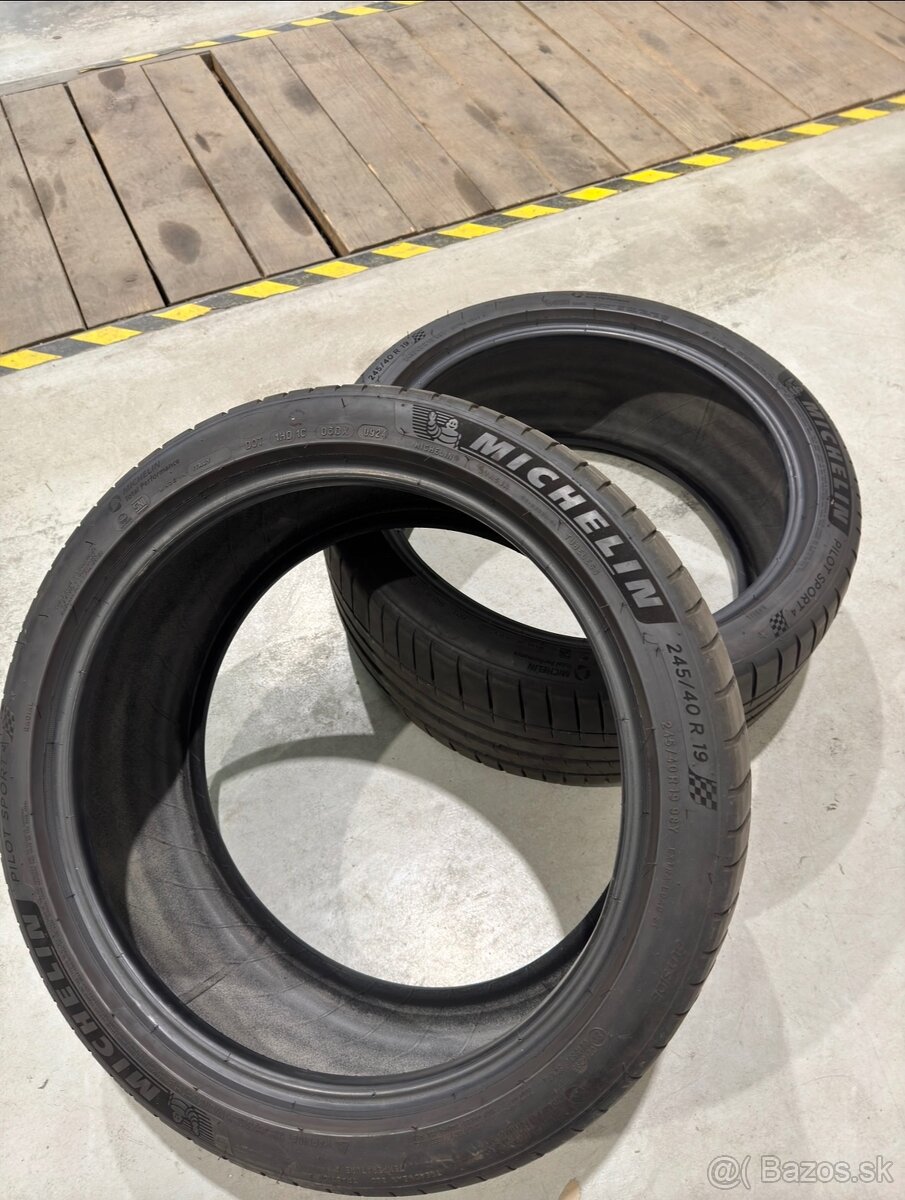 Michelin pilot sport 4 runflat r19 2ks