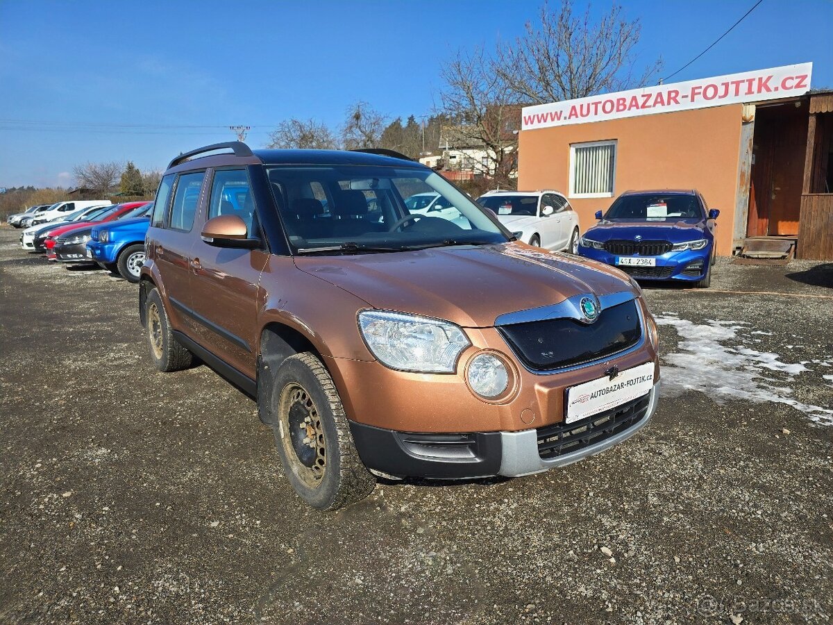 Škoda Yeti 2.0 TDi 81KW 4x4 2 sady kol