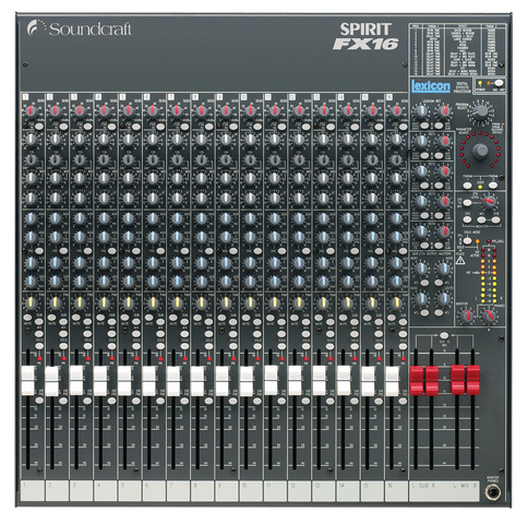 Predám Soundcraft FX16 + profi case       (UK)