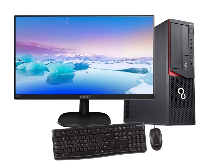 Fujitsu Esprimo E720 i5 + monitor + myš + klávesnica