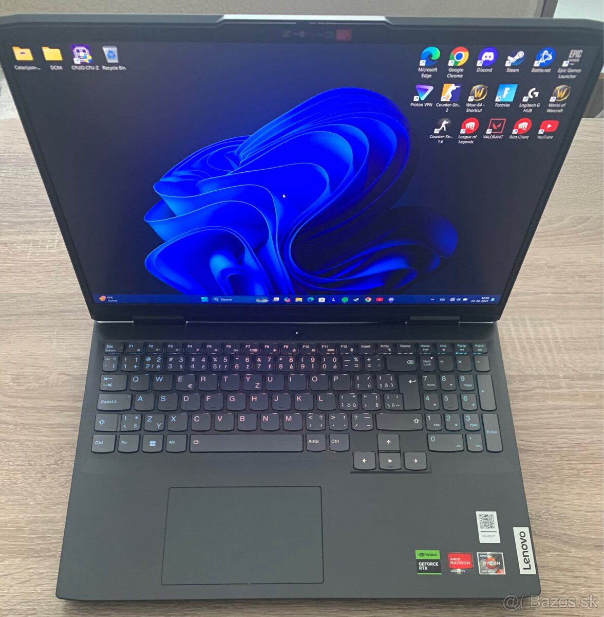 Herný notebook LENOVO GAMING 3 16ARH7