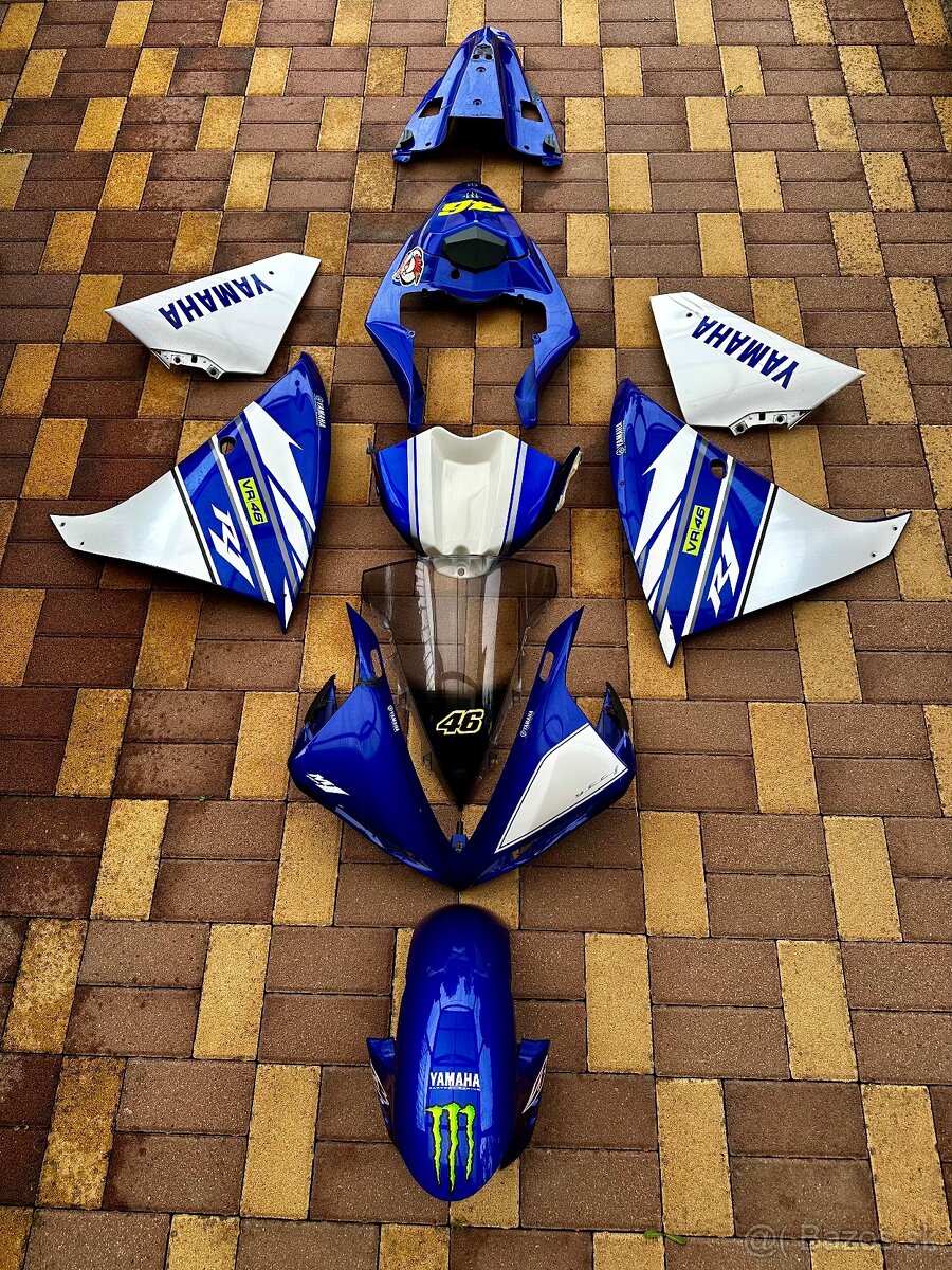 Yamaha R1 kapotáž