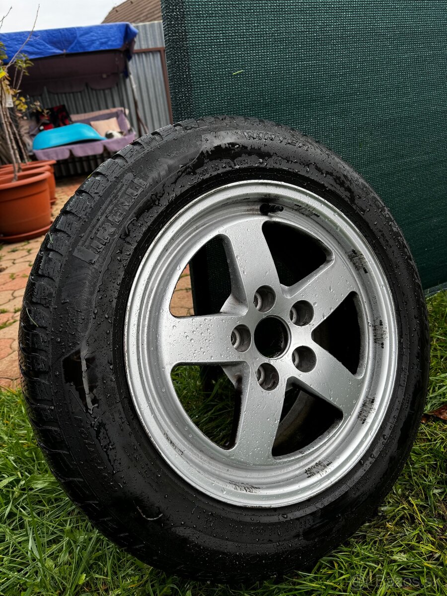 Audi alu disky 5x112 R16 zimné pneu