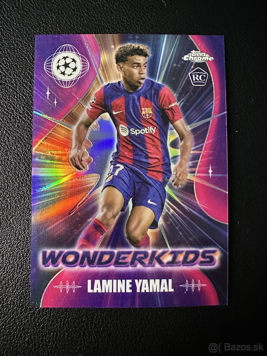 Futbalové kartičky topps chrome