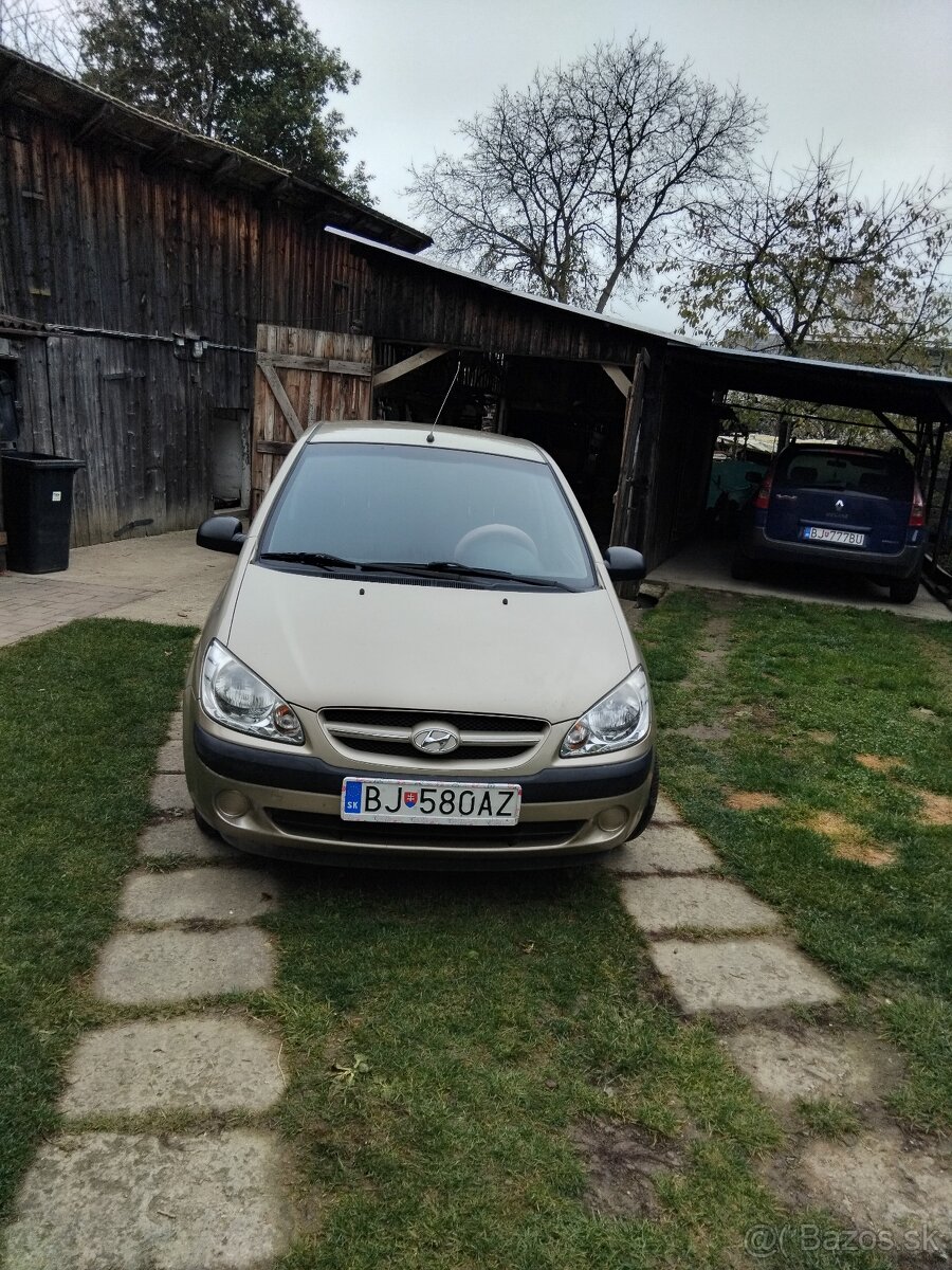 Predám Hyundai Getz 1,1kw,49kw,benzín