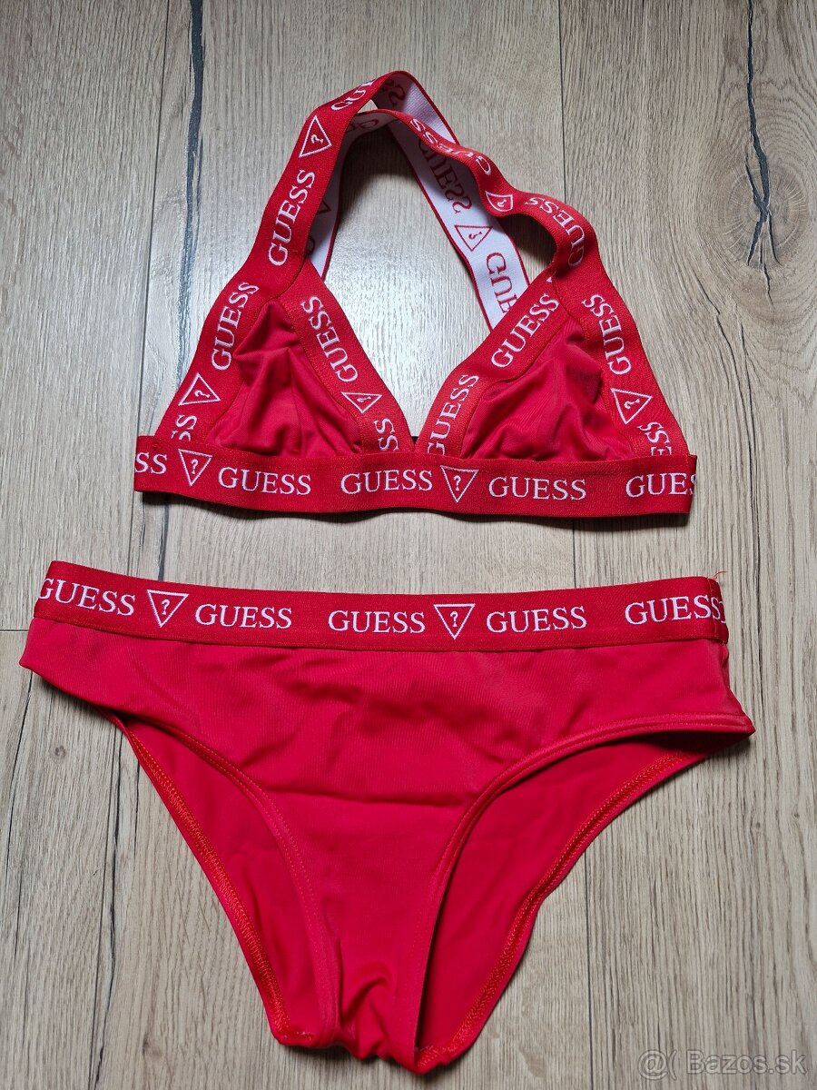 Guess cervene plavky bikini