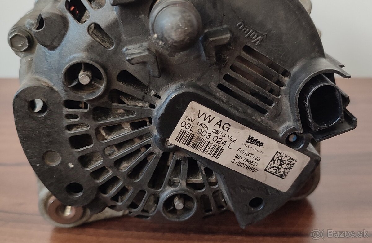 Alternator 180 A - valeo -VW