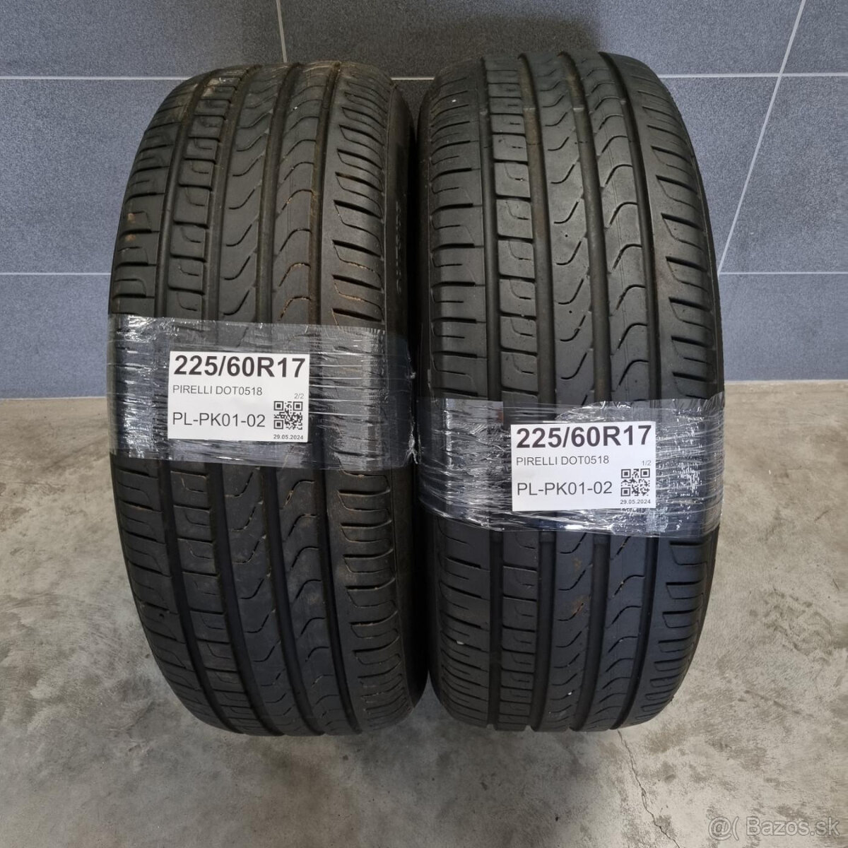 Letné pneumatiky 225/60 R17 PIRELLI DOT0518