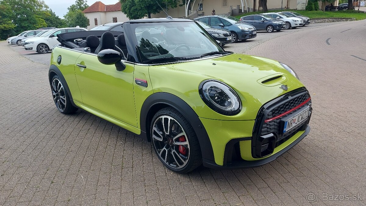 Mini Cooper JCW cabrio, rv 2022, 11000km,  Top Stav