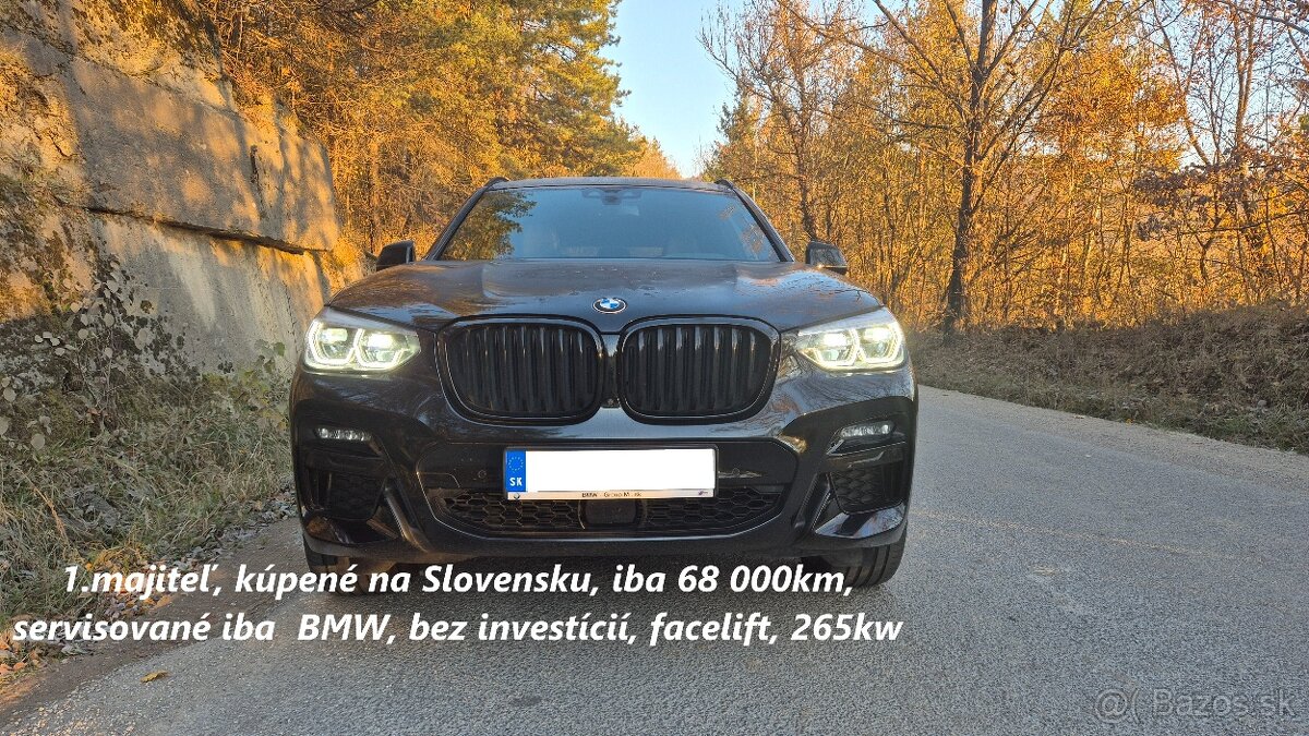 Predám BMW X3 M40i v perfektnom stave