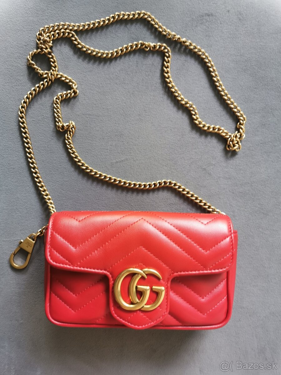 Cervena kabelka Gucci