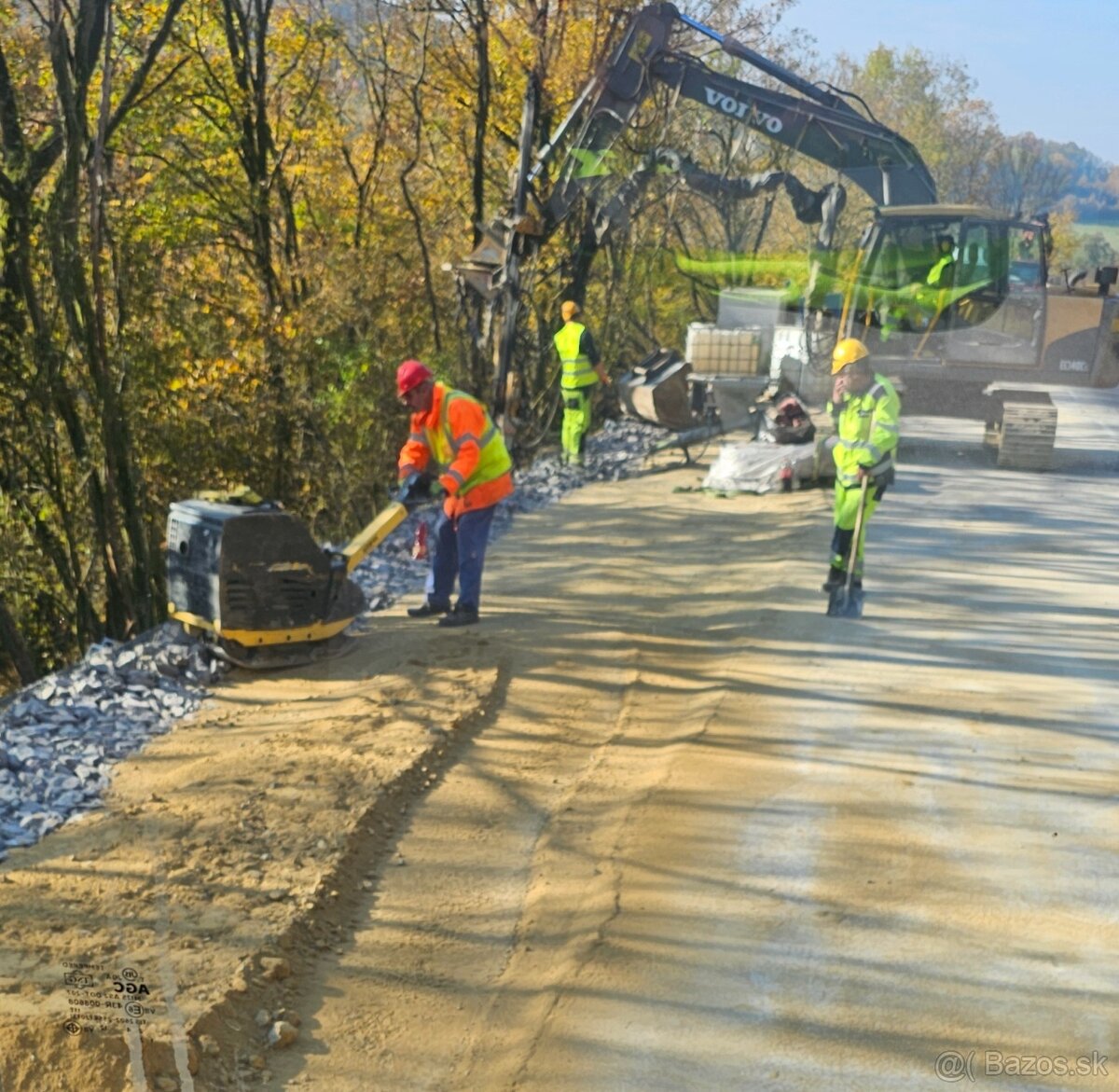 Obsluha vibracnej dosky