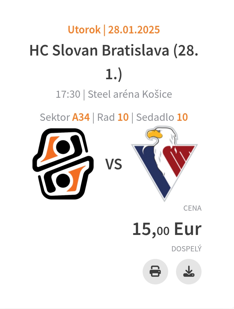 Hc Košice - Slovan B.