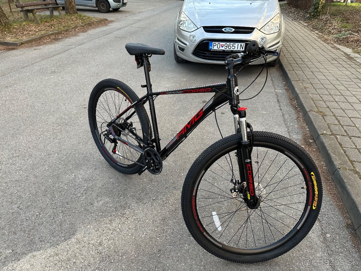 AMG horský bicykel úplne nový hliník ram