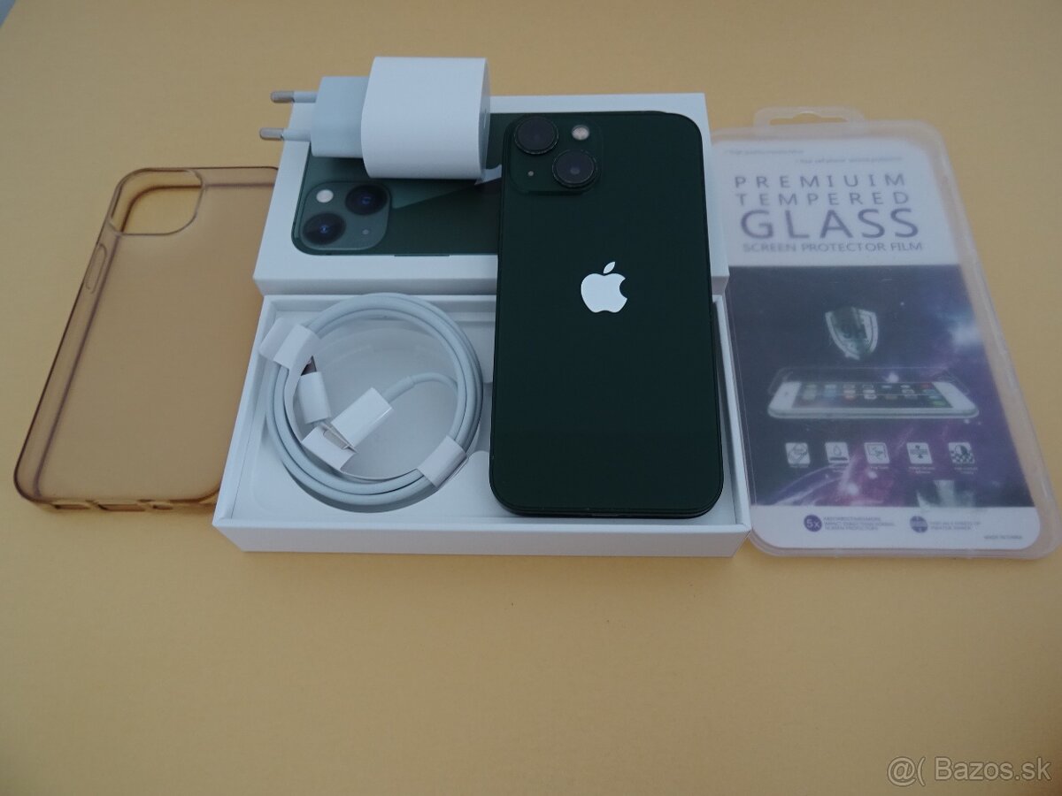 iPhone 13 MINI 128GB GREEN - ZÁRUKA 1 ROK - DOBRY STAV