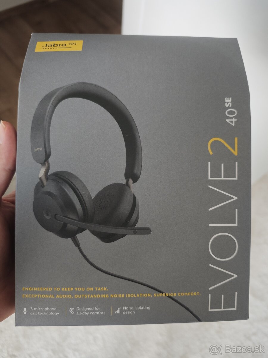 Jabra Evolve2 40 SE MS Stereo USB-C / nové , nerozbalene