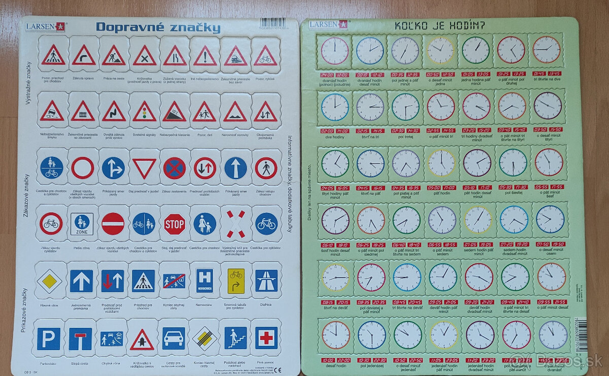 2x Kvalitné puzzle - Larsen