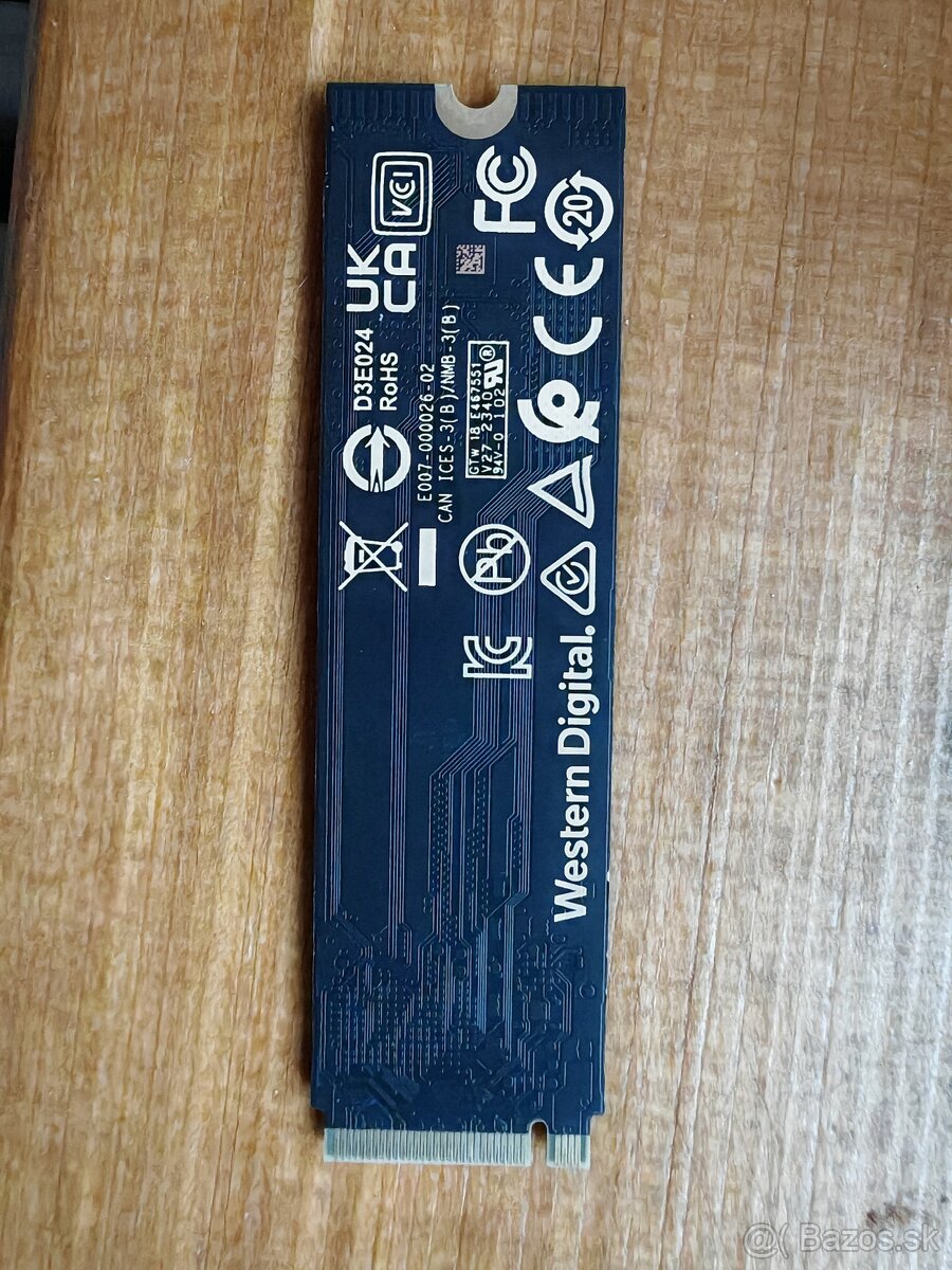 1 TB NvMe SSD 2280 WD 560 m2 m-key