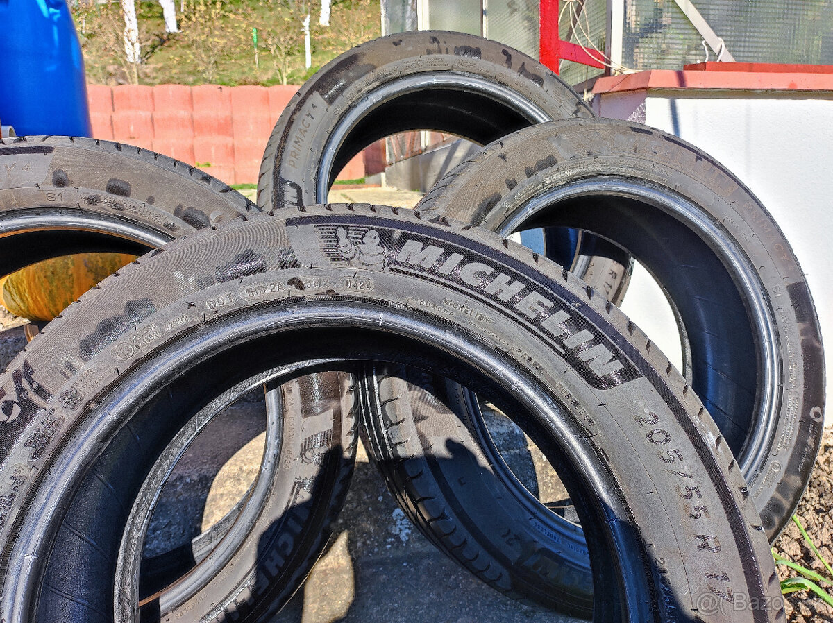 Predám pneumatiky Michelin Primacz 4 205/55 R17 95V