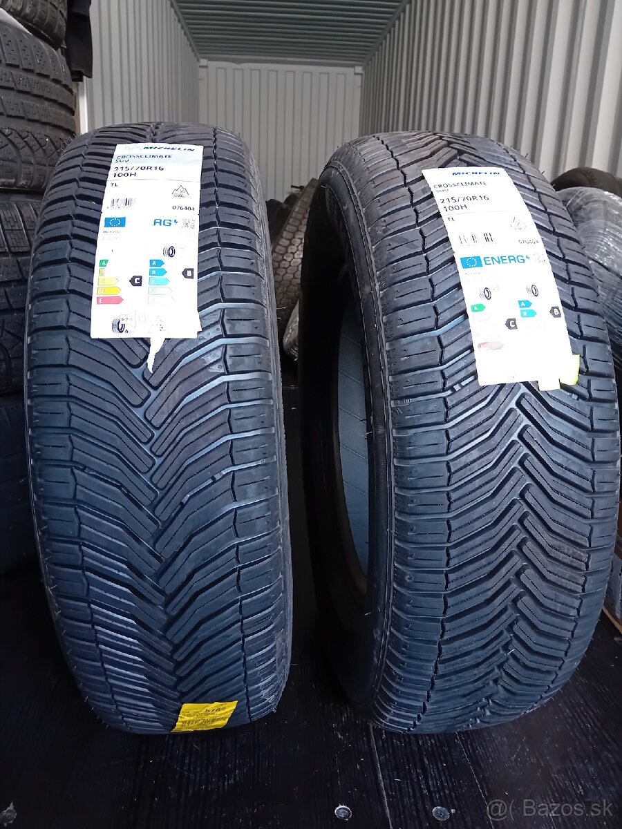 2x nové celoročné pneu 215/70R16 Michelin